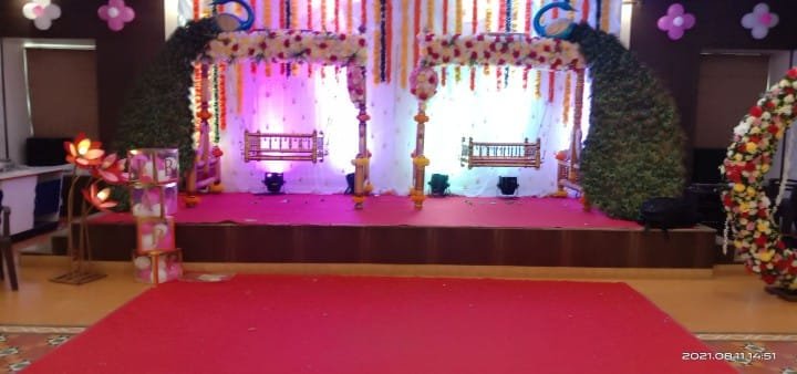 Floral Stage Décor for Receptions Pune